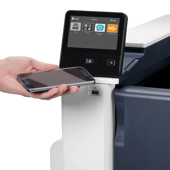 Printing from a phone to a Xerox multifunction printer